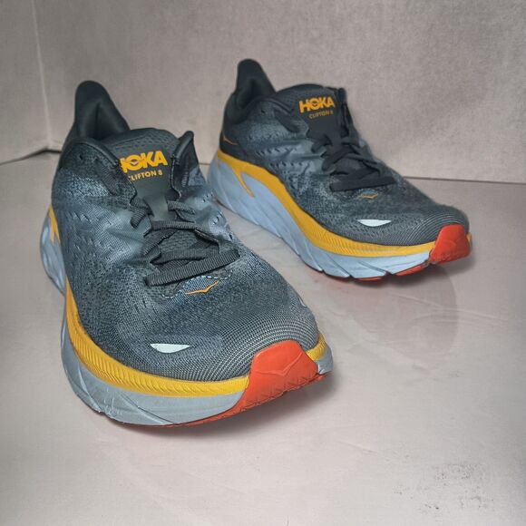 Hoka One One Clifton 8 Running Shoes Mens 10D Goblin Blue S1119393 GBMS Sz 10 D main image 16